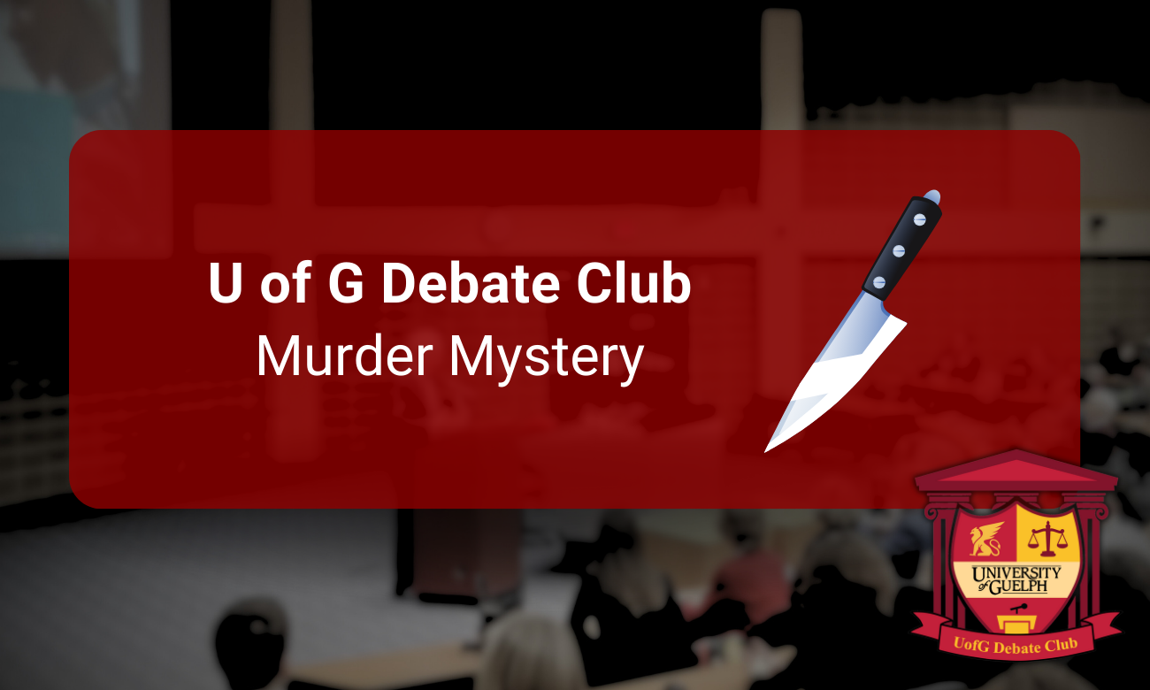 GryphLife Banner for the Murder Mystery Internal